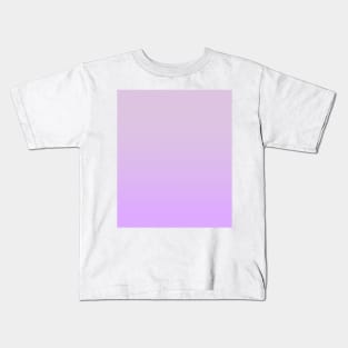 Light Lavender Purple Gradient Light to Dark Kids T-Shirt